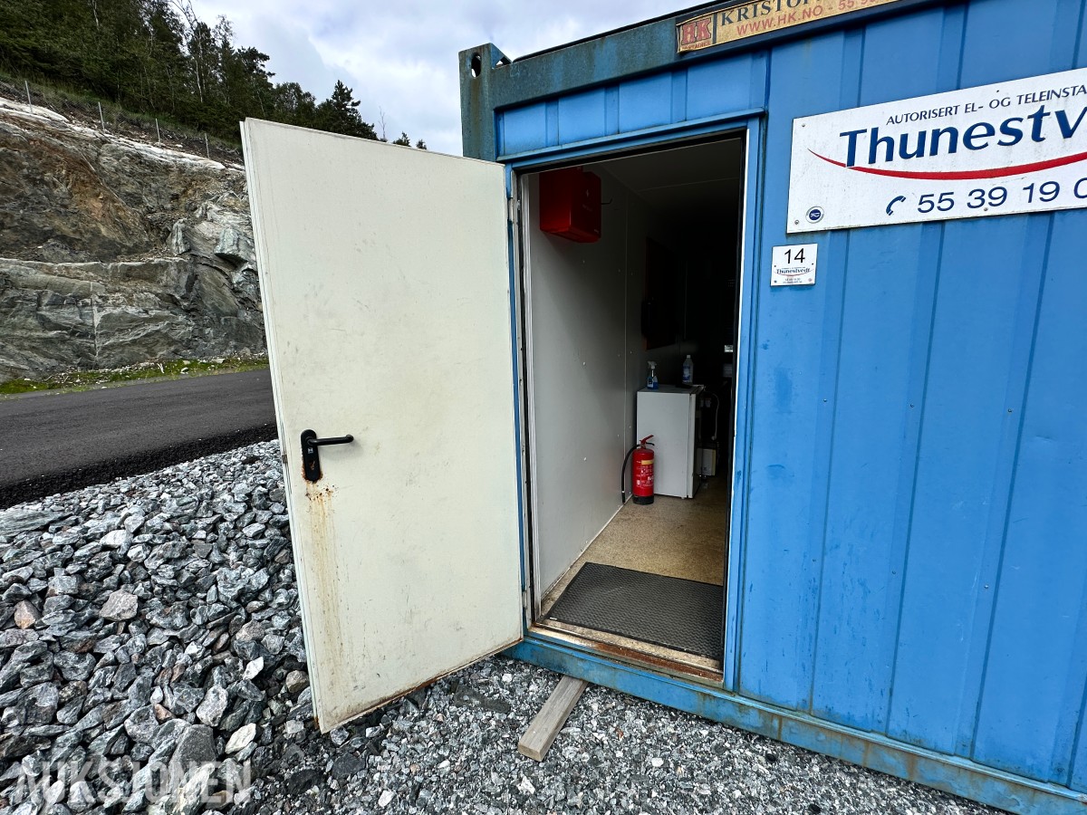 20 fots HK Container - isolert kontorcontainer