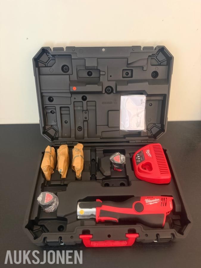 Milwaukee M12 Presstang - Ubrukt komplett sett