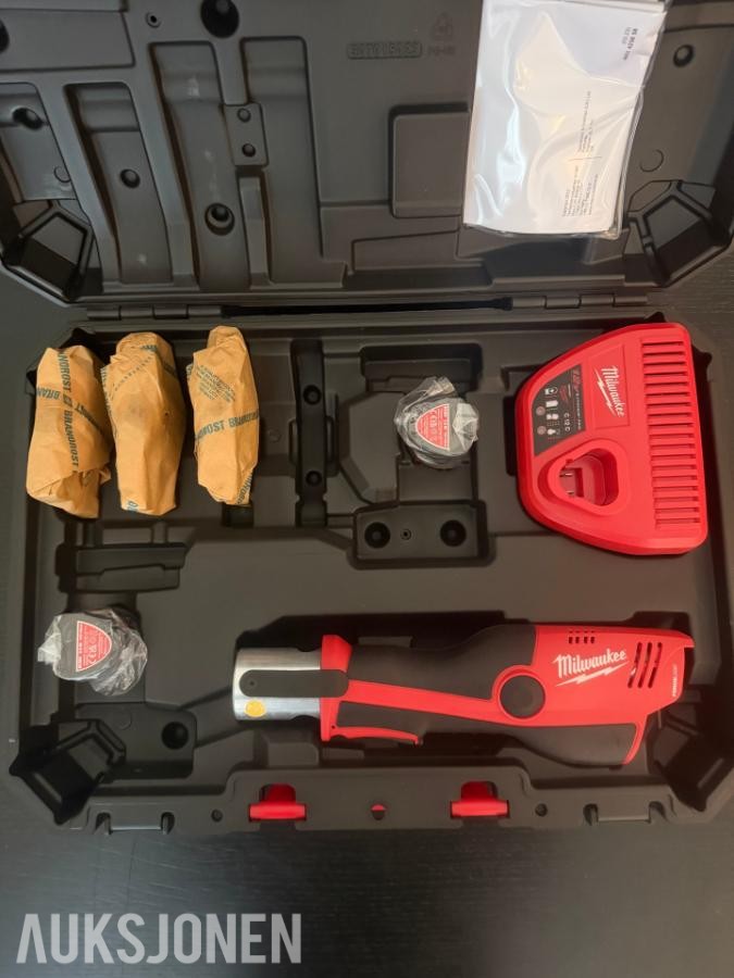 Milwaukee M12 Presstang - Ubrukt komplett sett