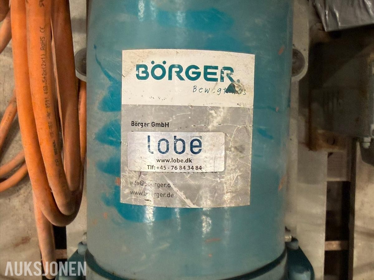 2016 Börger PL 200 pumpe med ekstra motor