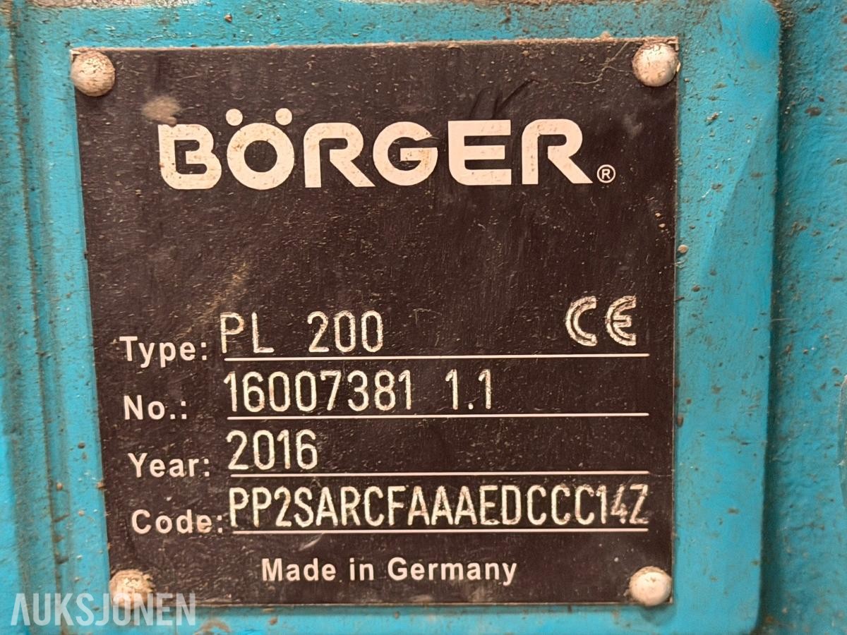 2016 Börger PL 200 Pumpe