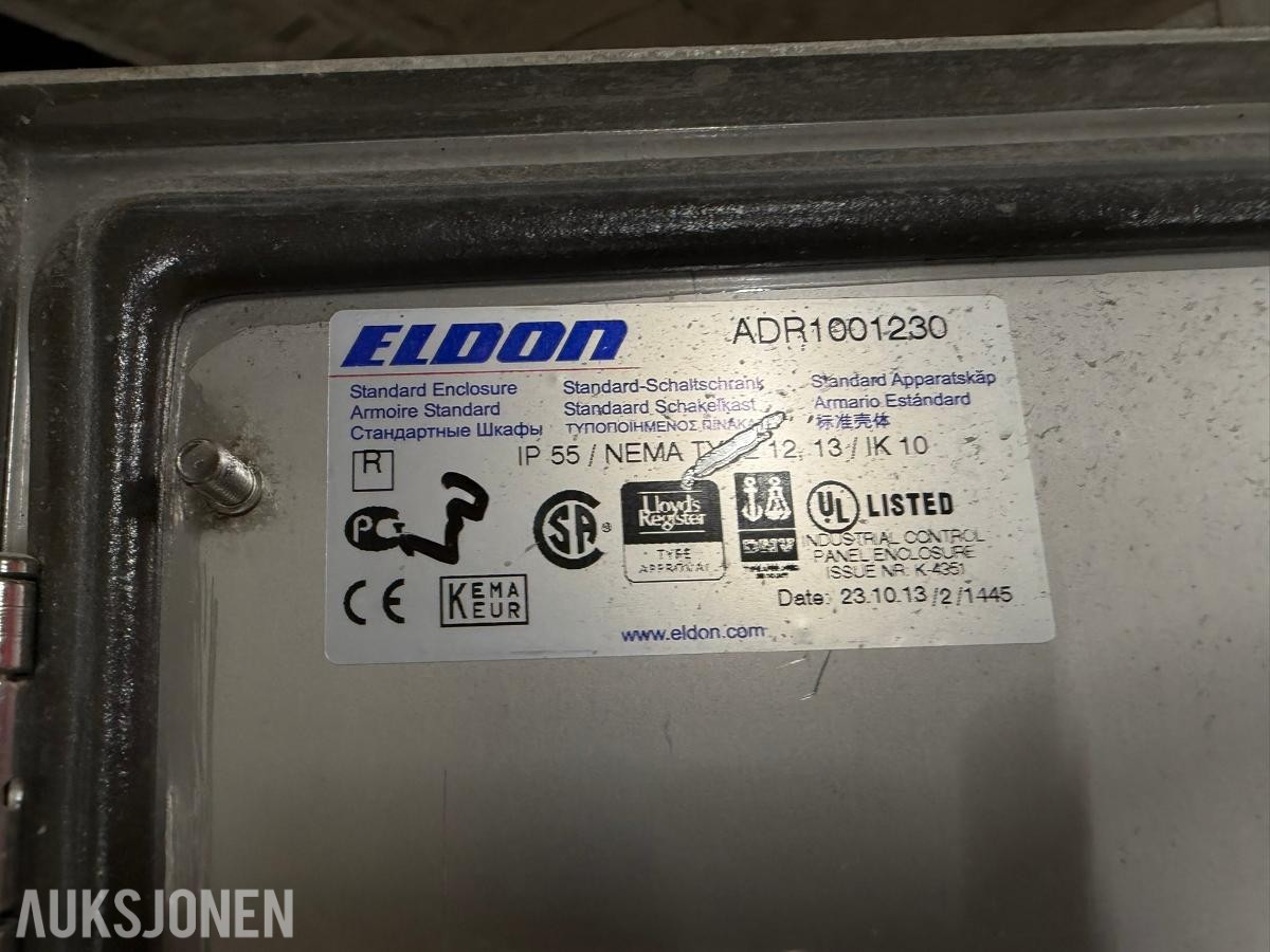3 stk Rustfrie skap for CO2 dosering