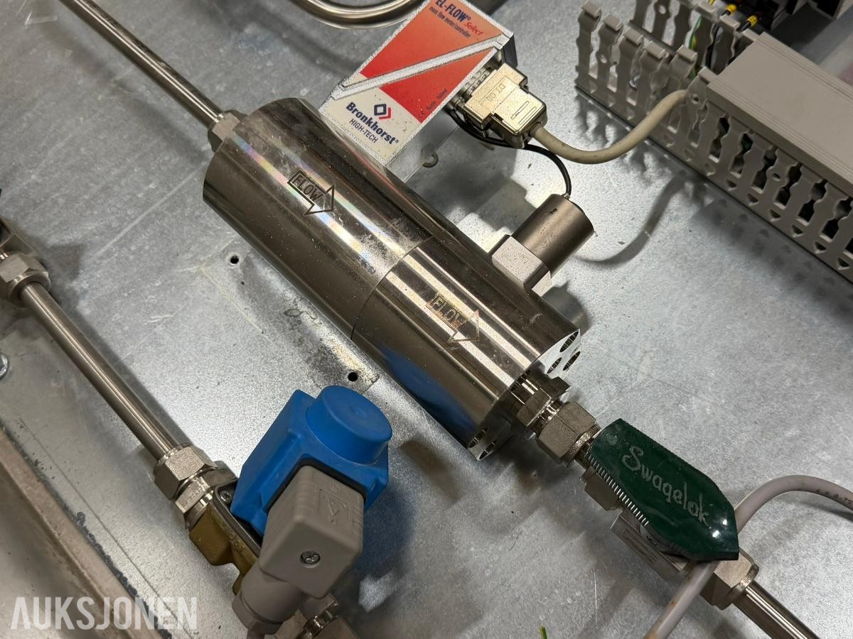 3 stk Rustfrie skap for CO2 dosering