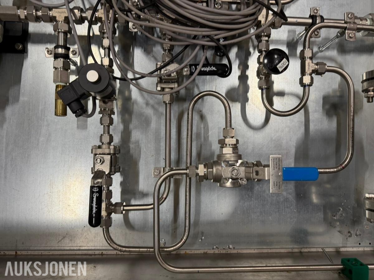 3 stk Rustfrie skap for CO2 dosering