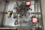 3 stk  Rustfrie skap for CO2 dosering