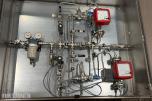 3 stk  Rustfrie skap for CO2 dosering