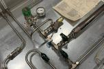3 stk  Rustfrie skap for CO2 dosering