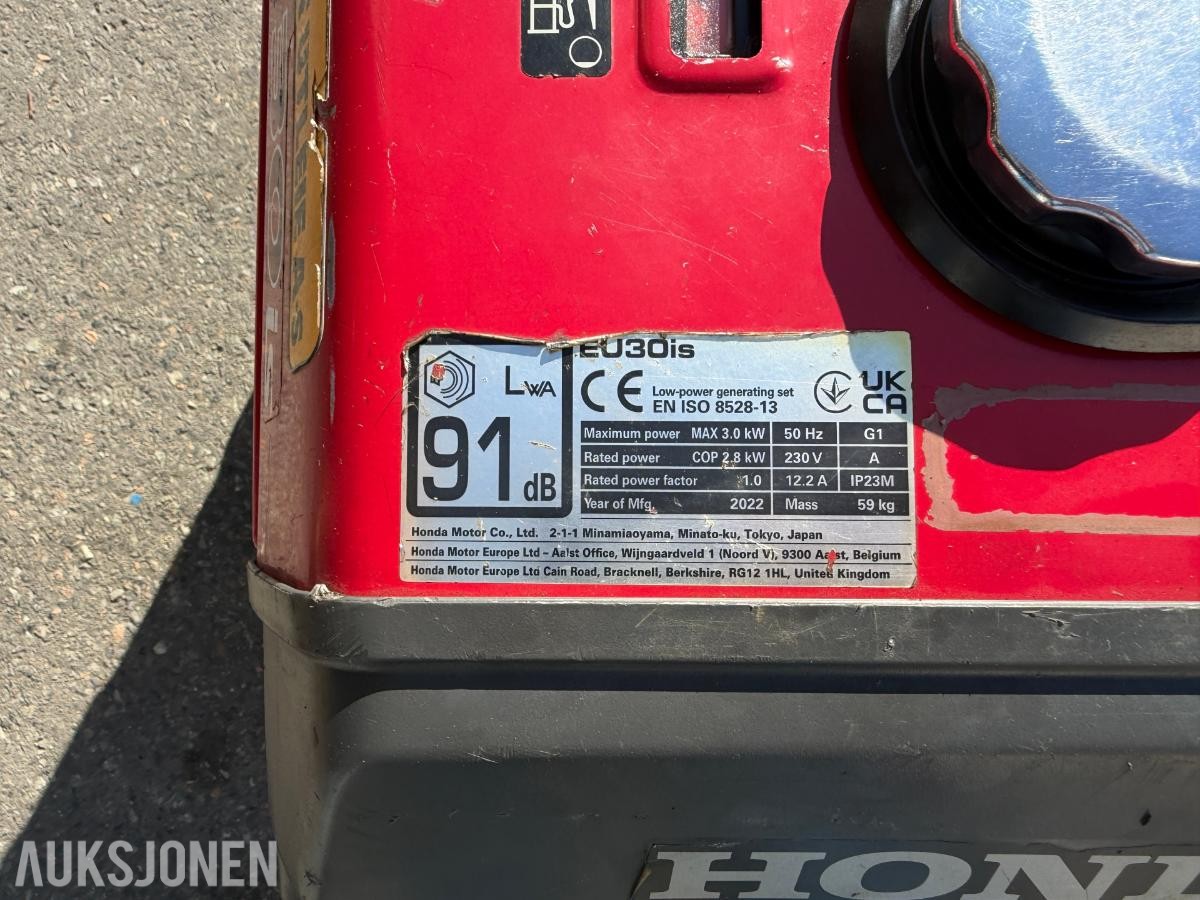 2022 Honda EU30is aggregat