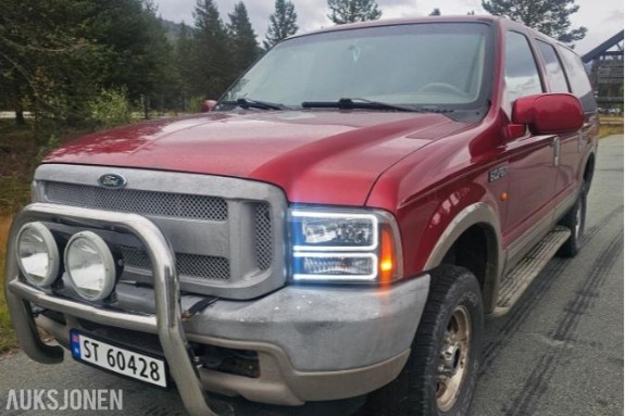 2001 Ford Excursion 6.8 V10 AWD Automat, Hengerfeste, EU ok til 02.2028