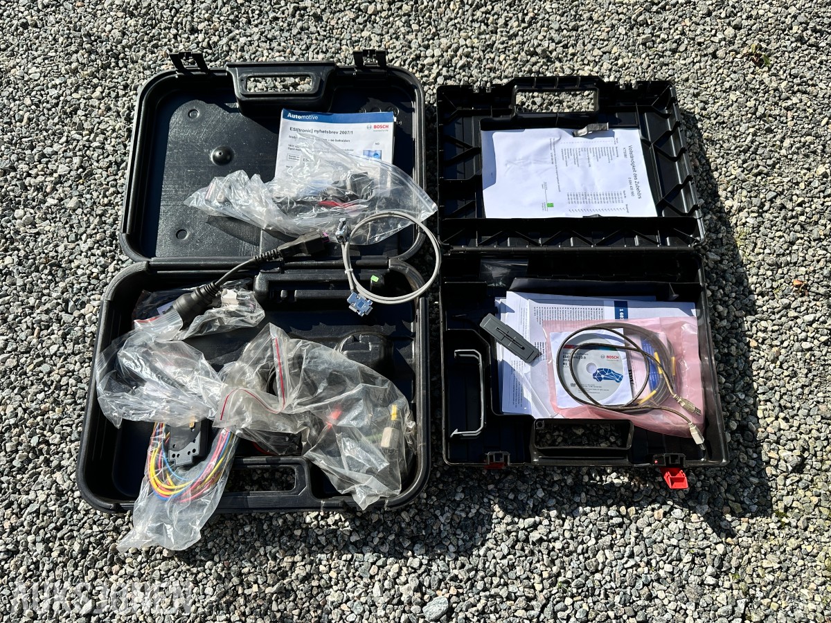 Bosch diagnoseutstyr – diverse kabler og tilbehør