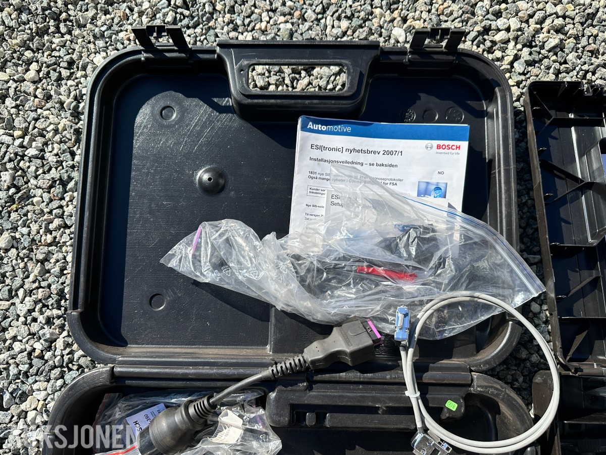 Bosch diagnoseutstyr – diverse kabler og tilbehør