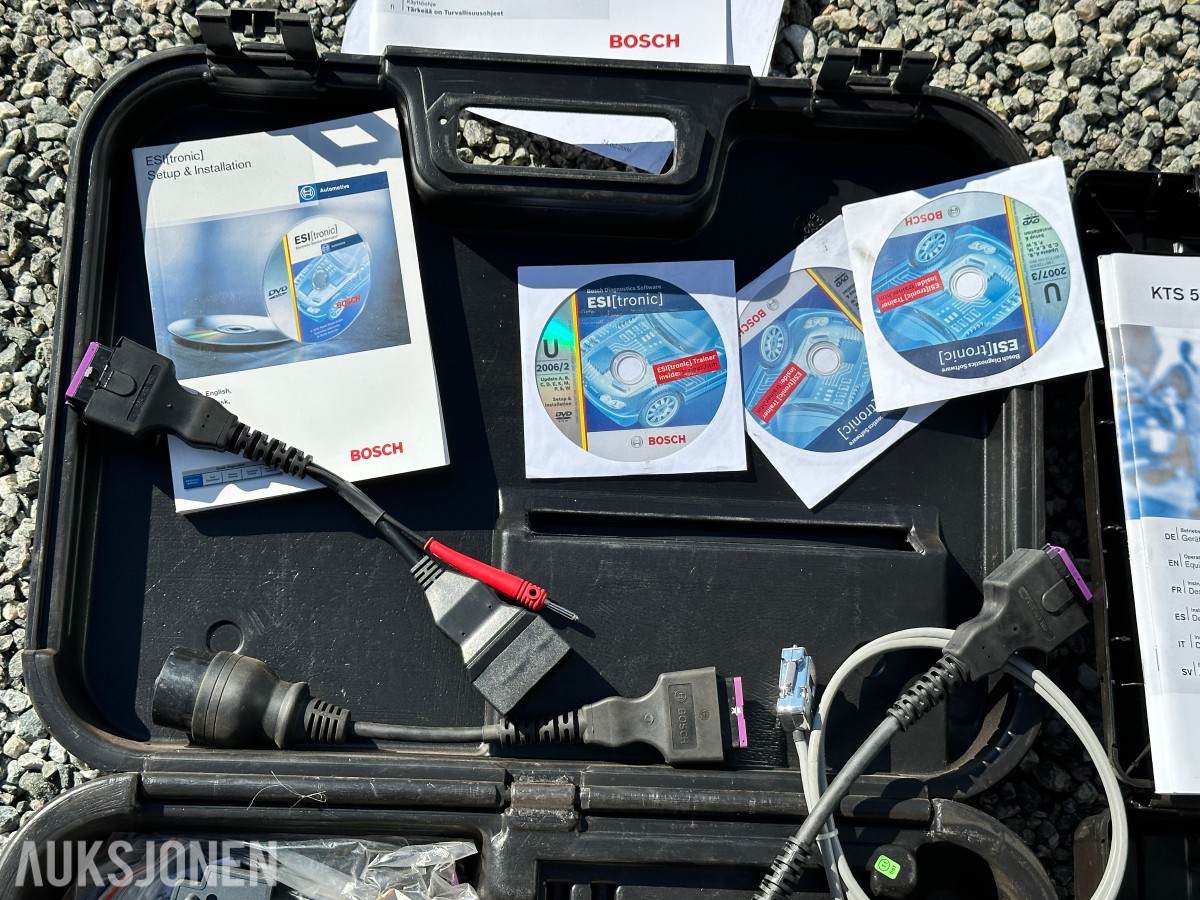 Bosch diagnoseutstyr – diverse kabler og tilbehør