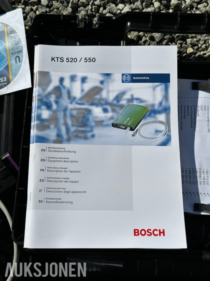 Bosch diagnoseutstyr – diverse kabler og tilbehør