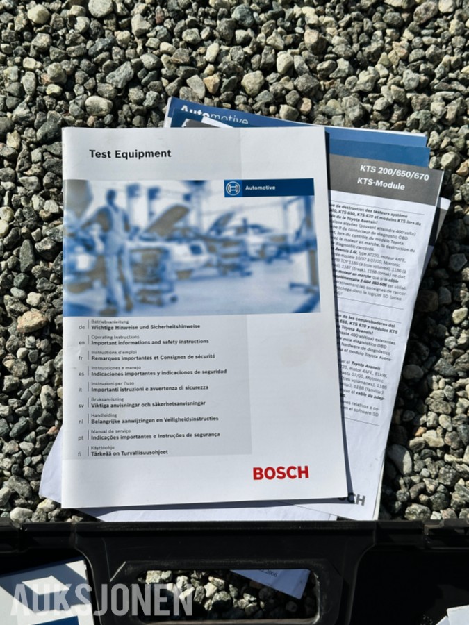 Bosch diagnoseutstyr – diverse kabler og tilbehør
