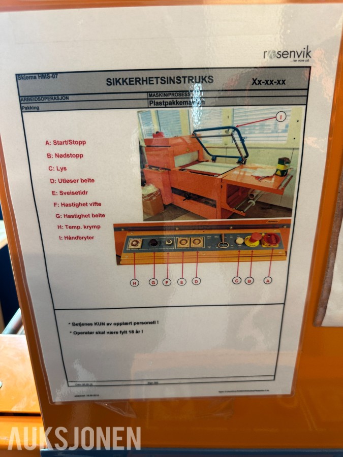 2001 DEM SP 6830 MVRE Pakkemaskin | Krympetunnel | Foliesveising