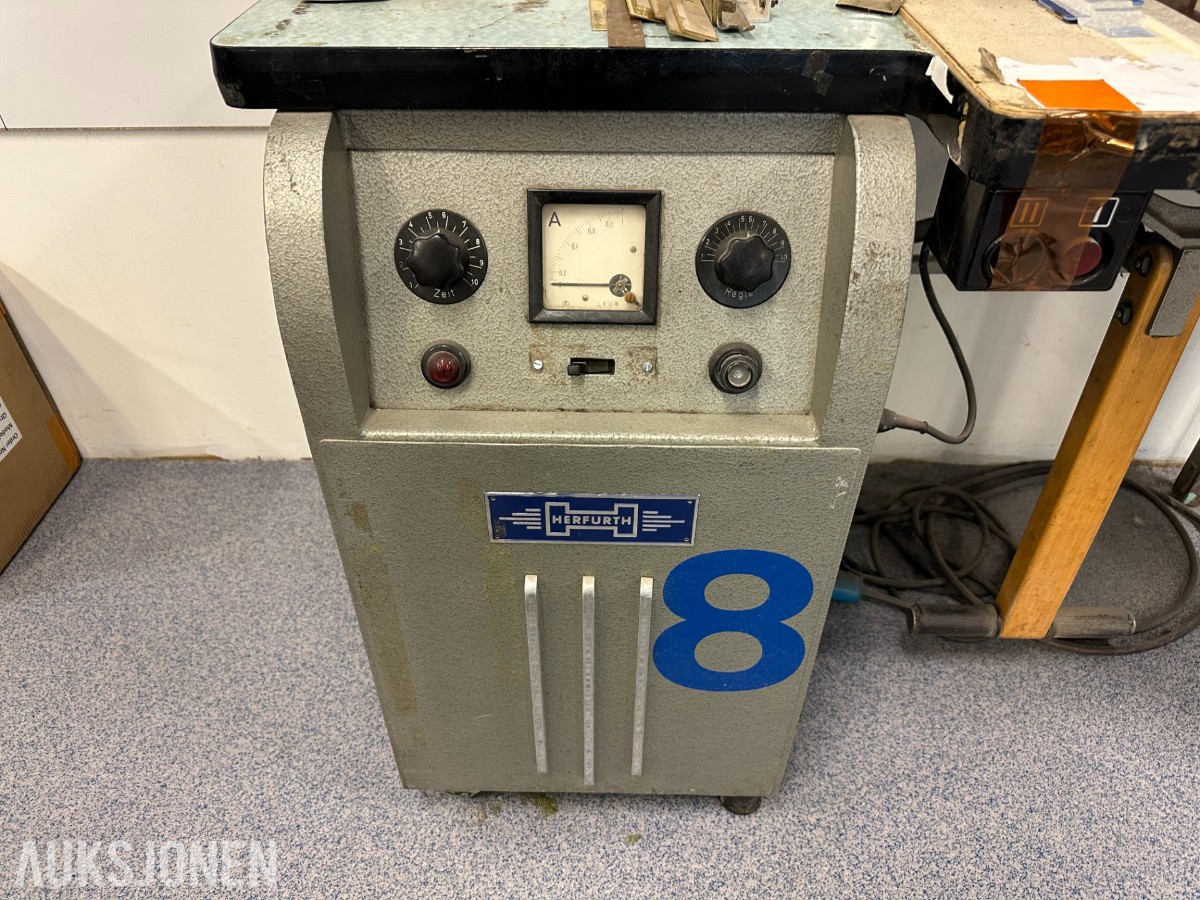 Herfurth HF-sveisemaskin | HG 2000 N høyfrekvensgenerator | Diverse sveiseelektroder