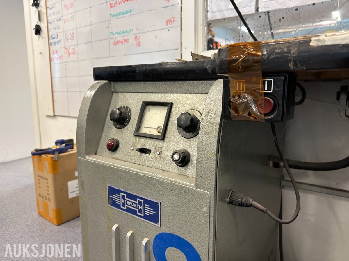 Herfurth HF-sveisemaskin | HG 2000 N høyfrekvensgenerator | Diverse sveiseelektroder