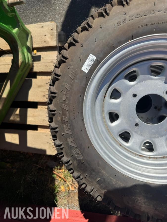 4 stk. Carlisle All Trail dekk på felg – 2 dimensjoner