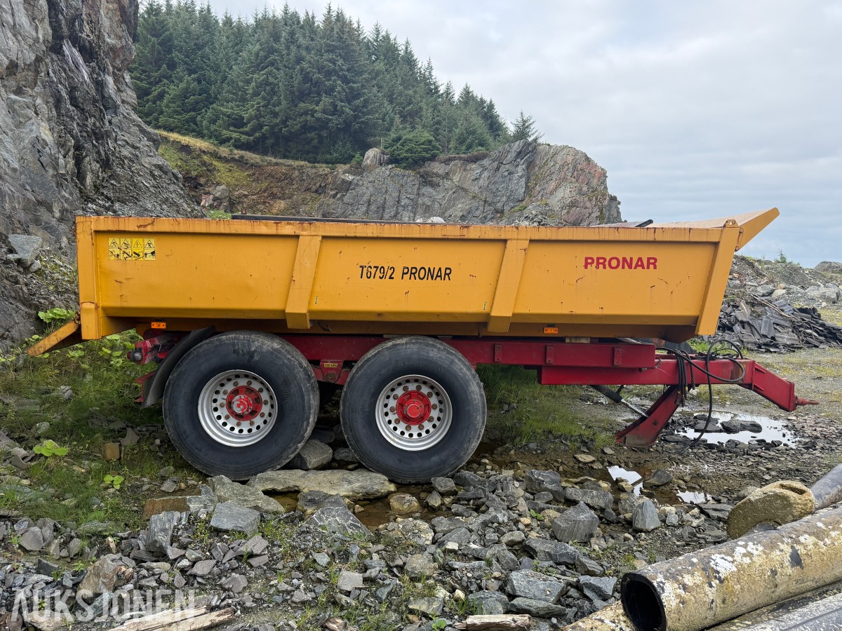 2008 Pronar T679/2 tipphenger / dumperhenger - 12000 kg nyttelast