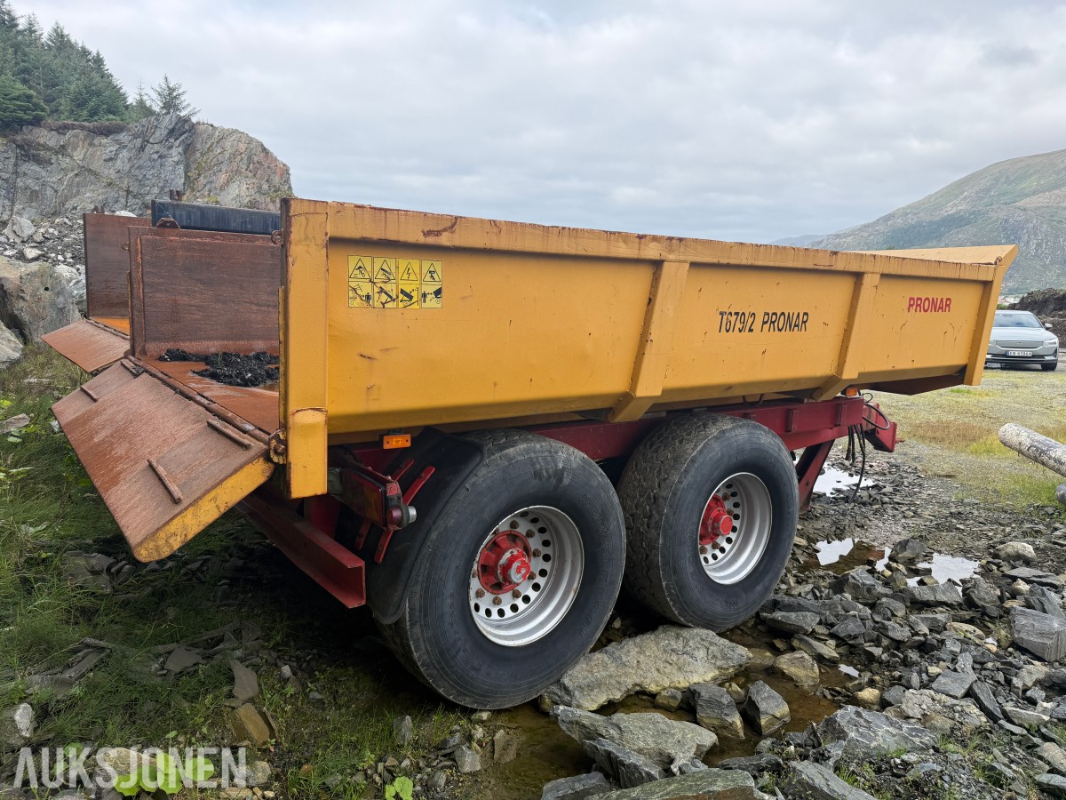 2008 Pronar T679/2 tipphenger / dumperhenger - 12000 kg nyttelast