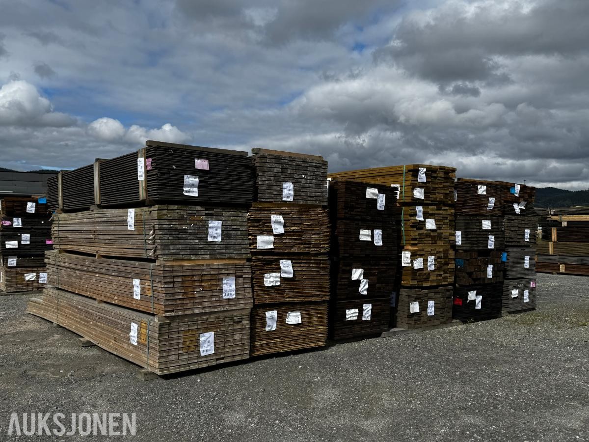 CU impregnert - Terrassebord Concise - Furu 34x145 - 1 pakke - Totalt 371 meter