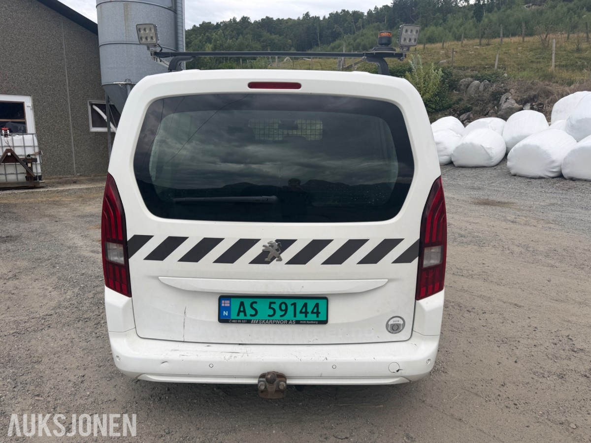 2019 Peugeot Partner 1.5 BlueHDi 131 hk varebil