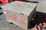 ALUMINIUMSKASSE MED LOKK – CA 80 X 50 X 50 CM