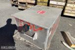 ALUMINIUMSKASSE MED LOKK – CA 80 X 50 X 50 CM