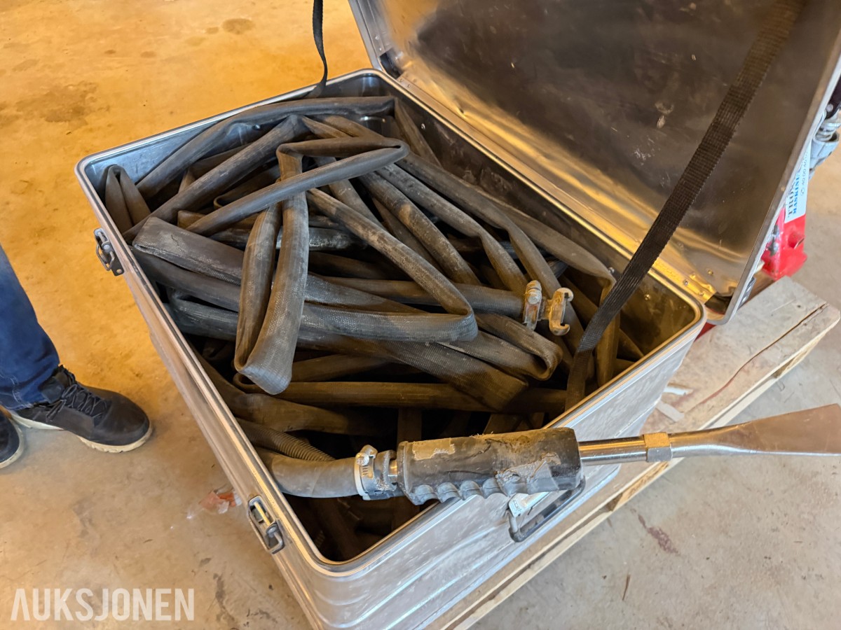 ExaStrip blåserensesystem for overflatebehandling/rensing - 35*20 kg med kalk
