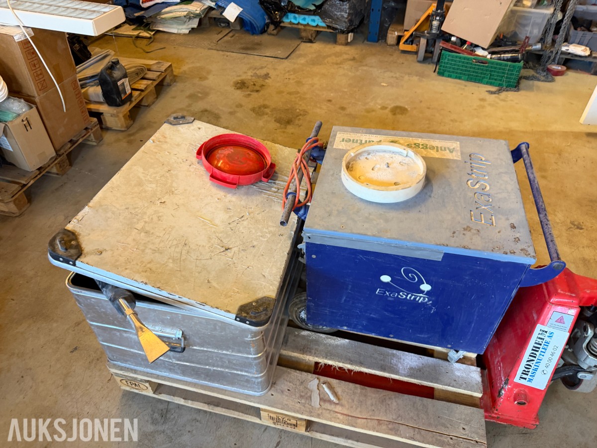 ExaStrip blåserensesystem for overflatebehandling/rensing - 35*20 kg med kalk
