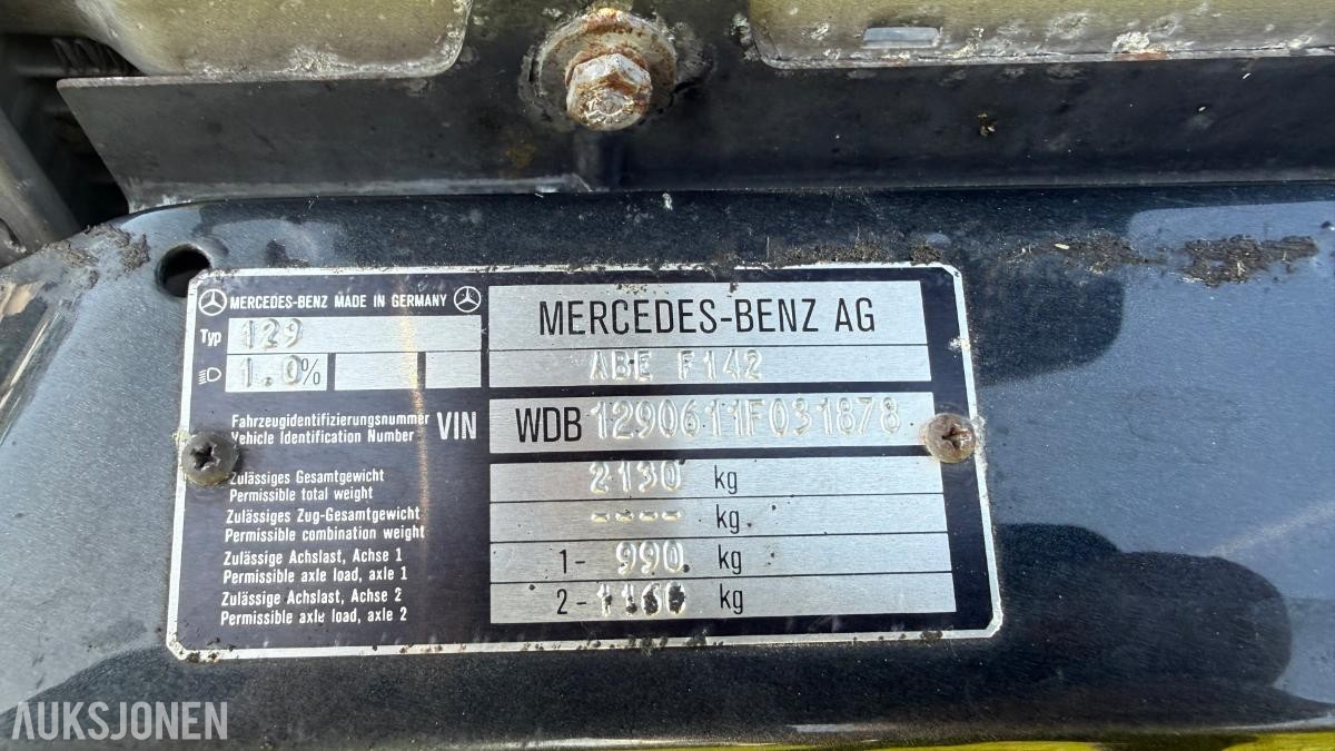 1991 Mercedes-Benz , 300 SL 3.0-0, 204005km