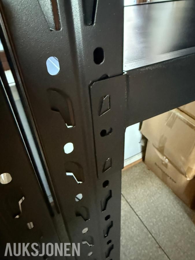 4 stk komplette Lagerreoler 120×60×200cm – 200kg pr. hylle – total 800kg