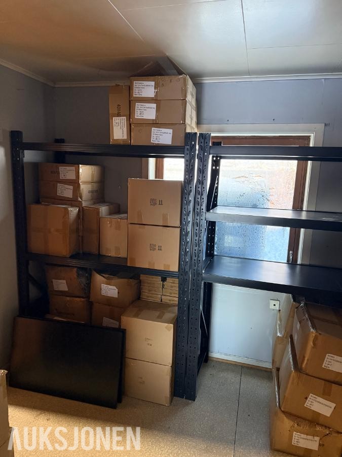 4 stk komplette Lagerreoler 120×60×200cm – 200kg pr. hylle – total 800kg