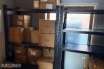 4 stk komplette Lagerreoler 120×60×200cm – 200kg pr. hylle – total 800kg