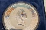 1996 The Australian Kookaburra , 1 kg rent sølv 