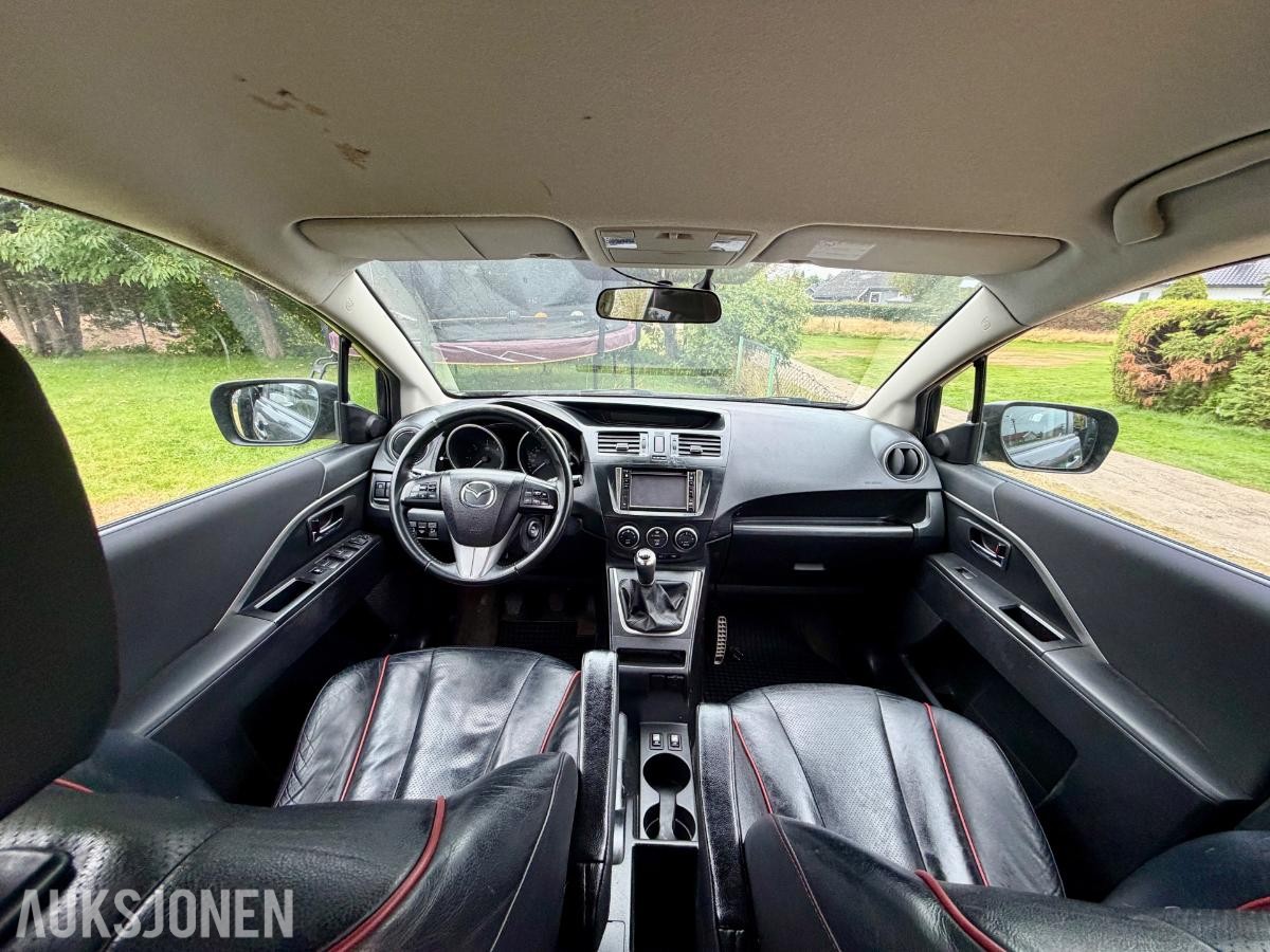 2011 Mazda 5 1.6 116hk 7 Seter el skyvedører skinninteriør