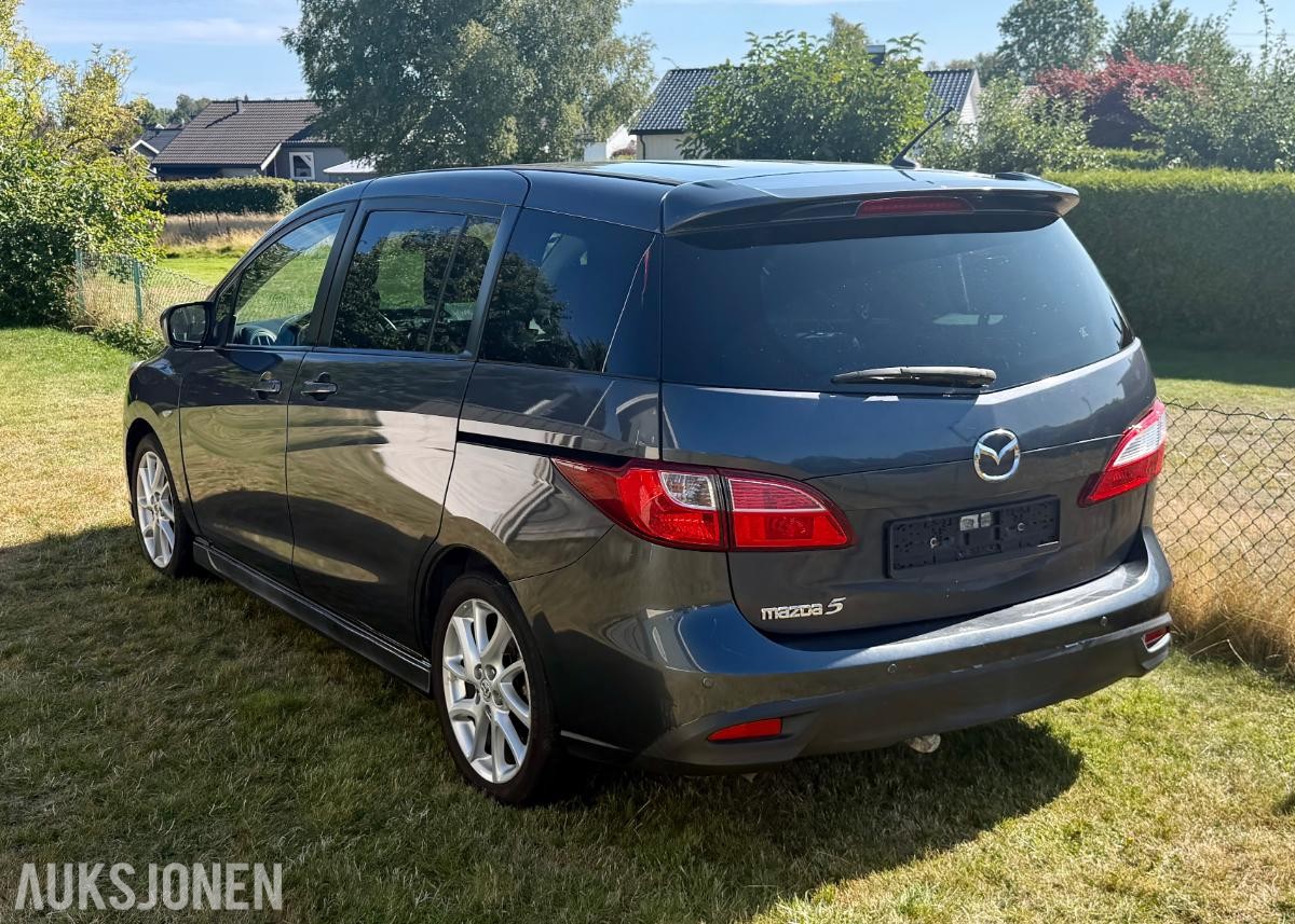 2011 Mazda 5 1.6 116hk 7 Seter el skyvedører skinninteriør