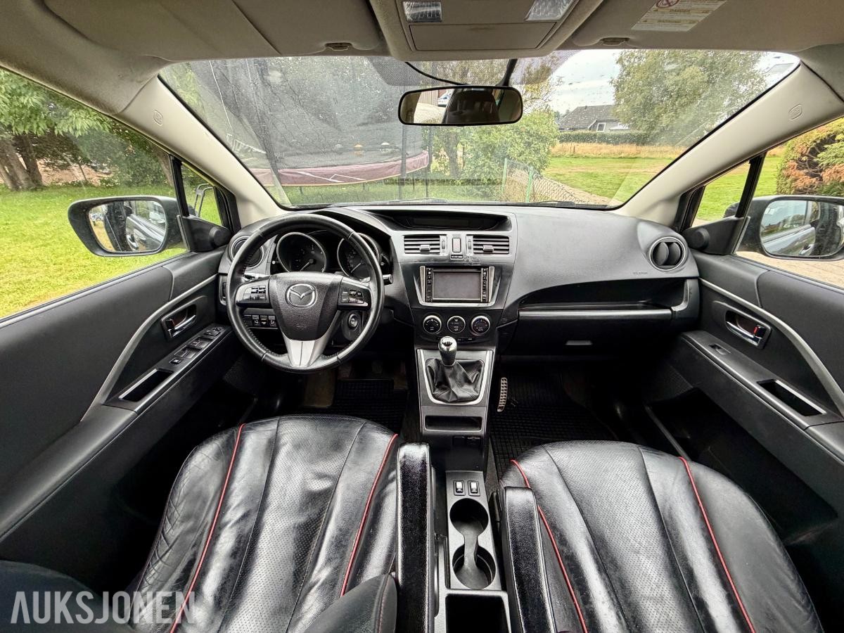 2011 Mazda 5 1.6 116hk 7 Seter el skyvedører skinninteriør