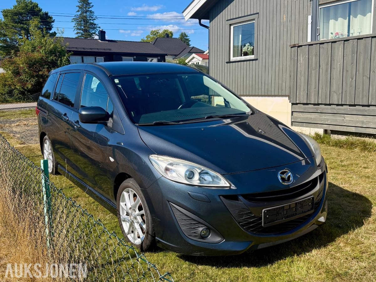 2011 Mazda 5 1.6 116hk 7 Seter el skyvedører skinninteriør