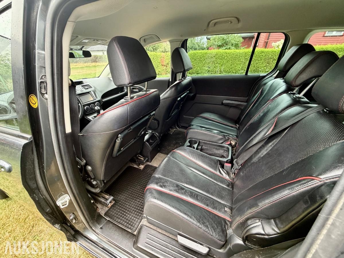 2011 Mazda 5 1.6 116hk 7 Seter el skyvedører skinninteriør