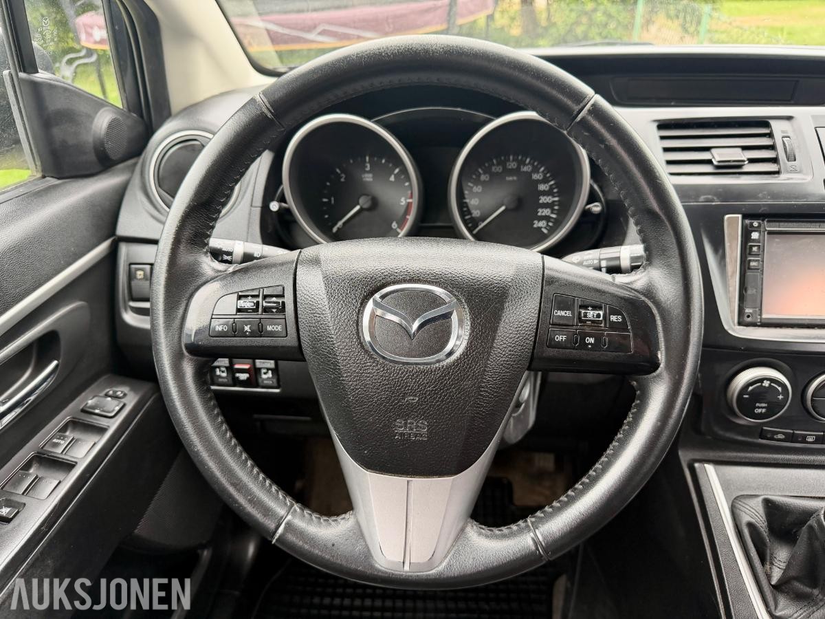 2011 Mazda 5 1.6 116hk 7 Seter el skyvedører skinninteriør