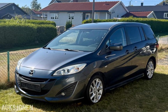 2011 Mazda 5  1.6 116hk 7 Seter el skyvedører skinninteriør 