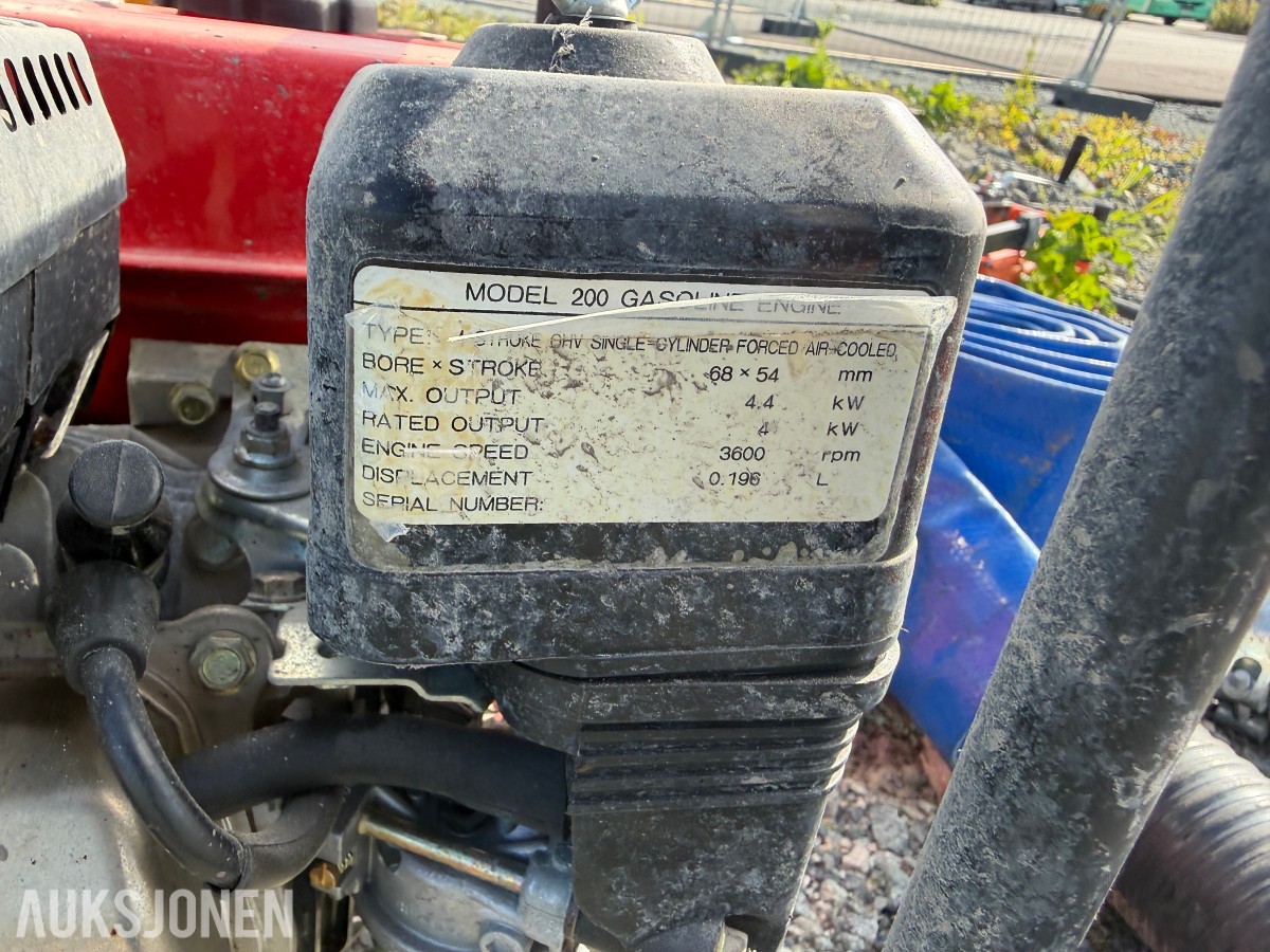 Gebe GP30 bensindrevet vannpumpe 3