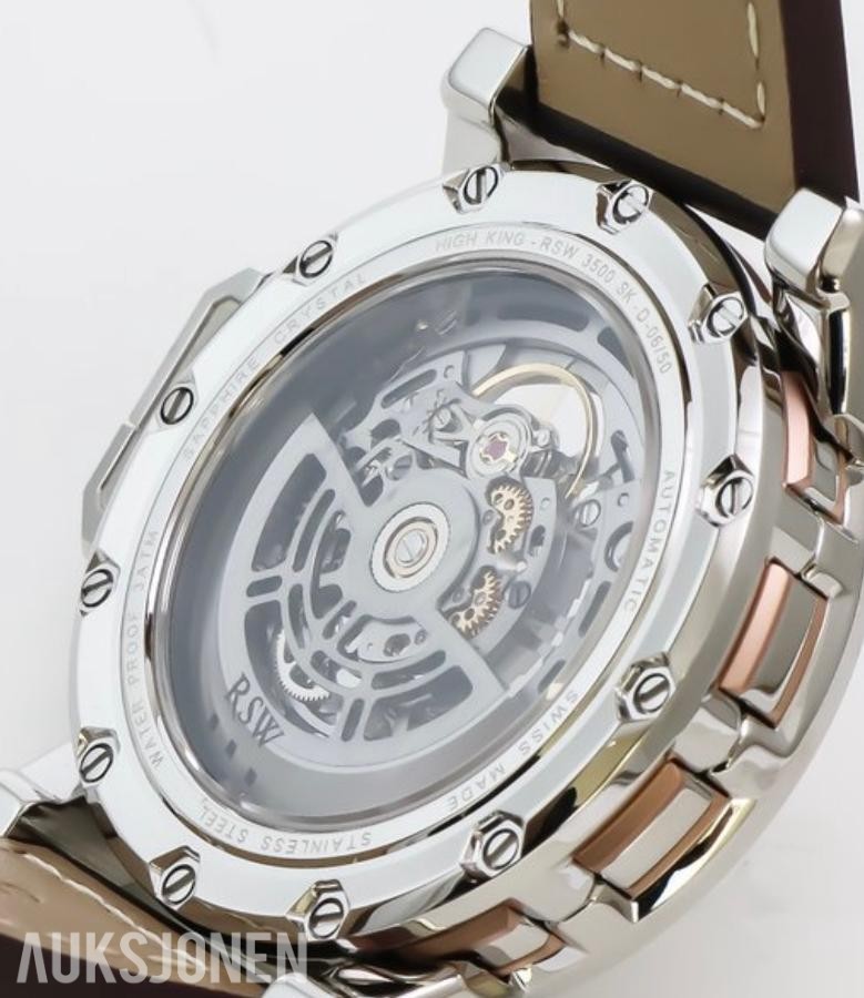 NY Klokke- RSW-High King Skeleton Limited Edition  RSW3500SK-2- 26 juveler.