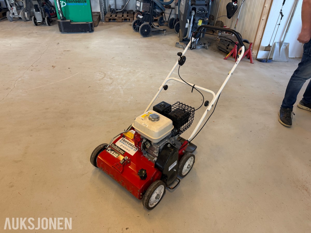 Hellbürger TV510 vertikalskjærer / plenlufter med Honda GX160 bensinmotor