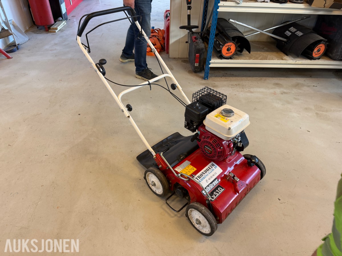 Hellbürger TV510 vertikalskjærer / plenlufter med Honda GX160 bensinmotor