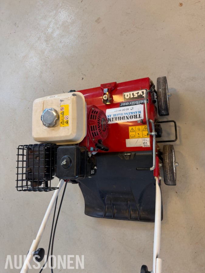 Hellbürger TV510 vertikalskjærer / plenlufter med Honda GX160 bensinmotor