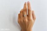 2,00CT DIAMANTRING I 14k GULT GULL - 2026
