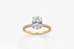 2,00CT DIAMANTRING I 14k GULT GULL - 2026