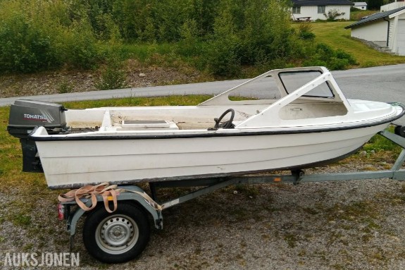 2006 Båt - 18 fots Rana 514, med Tohatsu 25HK og registrert tilhenger, Reparasjonsobjekt